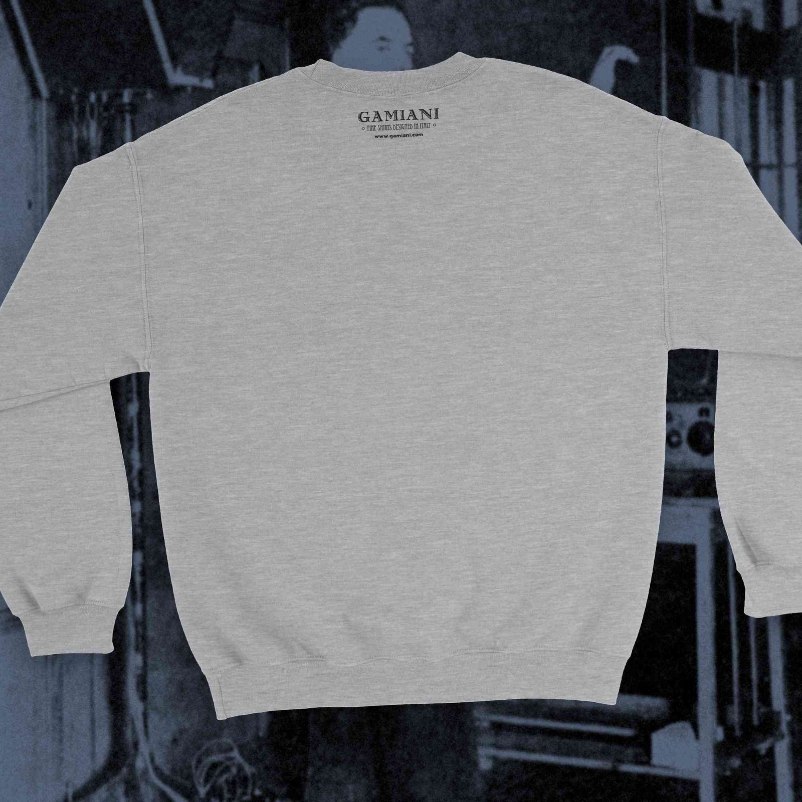 I m in love with the theremin Gildan 18000 Outer Label Sport Grey